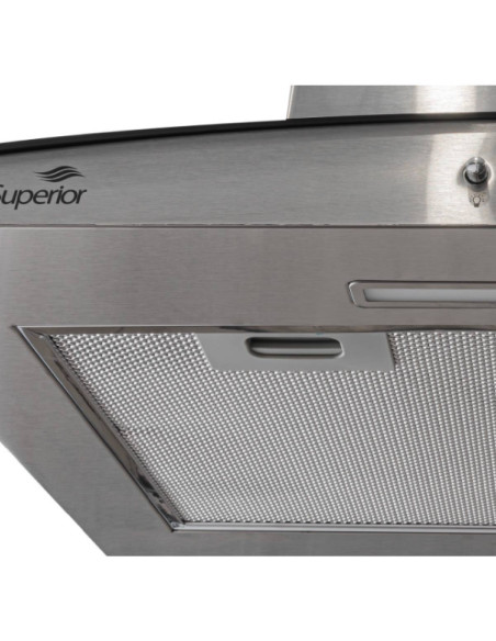 Campana Superior 90 cm Tipo Isla Dual 3 Velocidades Inox CIX 83711 2