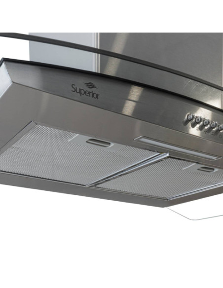 Campana Superior 90 cm Tipo Isla Dual 3 Velocidades Inox CIX 83711 3