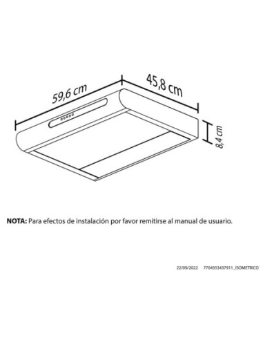 Campana Haceb Tofu Inox 3 Velocidades 5
