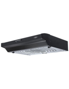 Campana Haceb Kala Negra 60cm 3 Velocidades  1 2