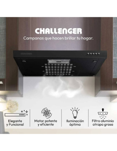 Campana Extractora Challenger 60 cm Horizontal CX 4310 6