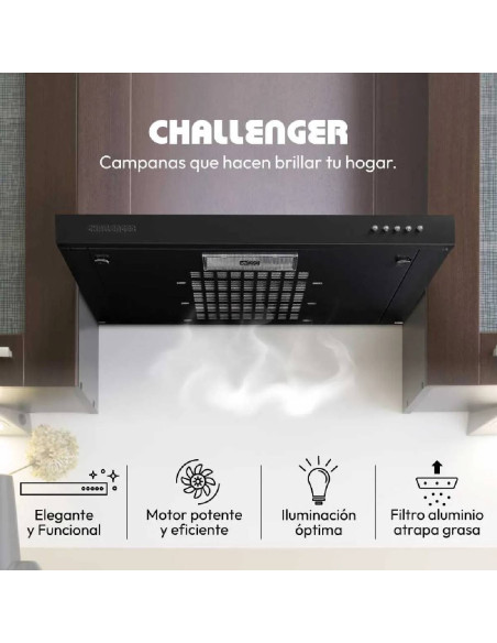 Campana Extractora Challenger 60 cm Horizontal CX 4310 6