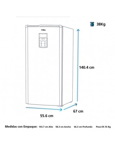 Nevera Mabe 235 Litros Brutos Frost...