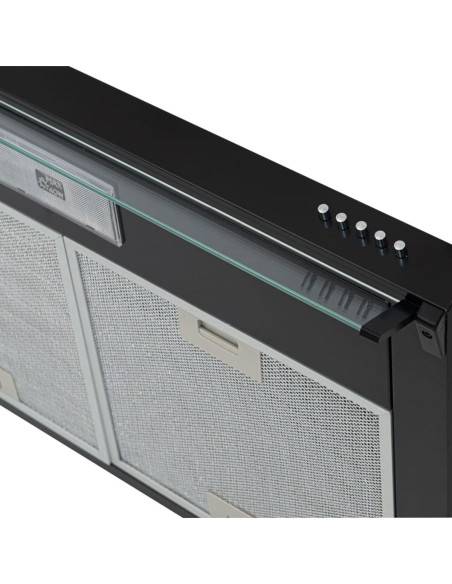 Campana Extractora Challenger 76cm Horizontal 3 Velocidades Negra CX 4572 NEGRA 3
