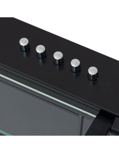Campana Extractora Challenger 76cm Horizontal 3 Velocidades Negra CX 4572 NEGRA 5