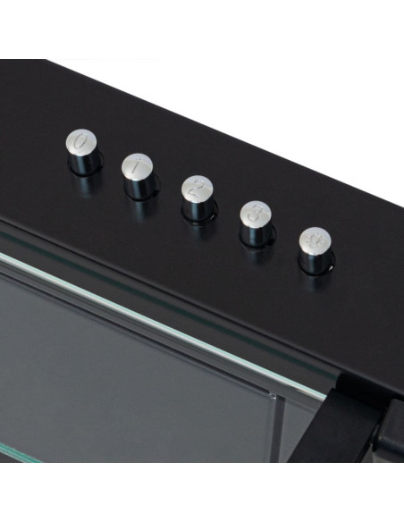 Campana Extractora Challenger 76cm Horizontal 3 Velocidades Negra CX 4572 NEGRA 5
