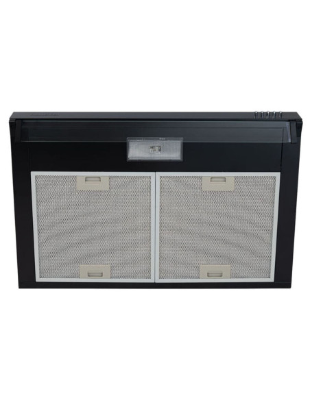 Campana Extractora Challenger 76cm Horizontal 3 Velocidades Negra CX 4572 NEGRA 6