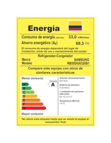 Nevera Samsung 505 Litros No Frost...