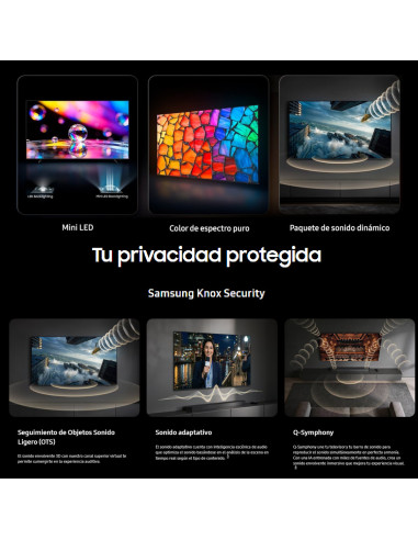 Televisor Samsung 55" Mini led 4K Ultra HD IA UN55M75HAKXZL