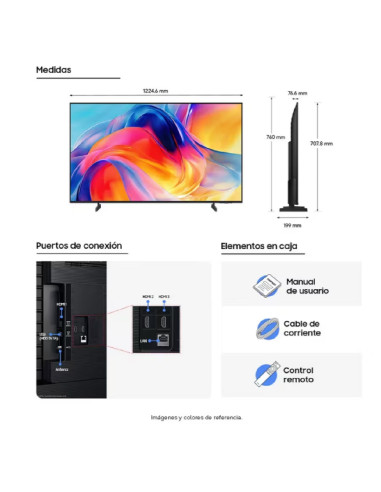 Televisor Samsung 55" Mini led 4K Ultra HD IA UN55M75HAKXZL