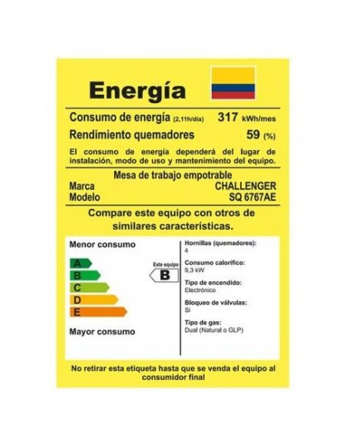 Cubierta Challenger de 65 cm Vidrio...