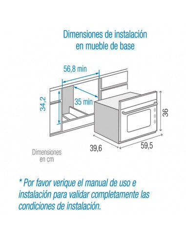 Horno eléctrico Challenger Negro 220V...