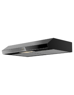 Campana Extractora Whirlpool 76 cm Acero Inoxidable Negro WH7610B
