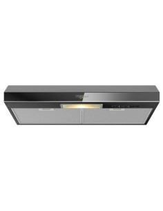 Campana Extractora Whirlpool 76 cm Acero Inoxidable Negro WH7610B 2