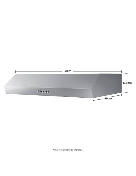 Campana Extractora Samsung 61 cm Horizontal Acero Inoxidable NK24T4000US/CO