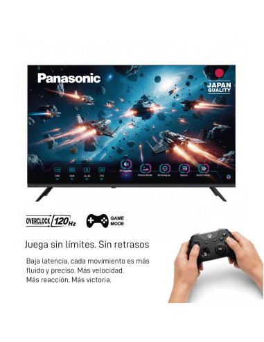 Televisor Panasonic 55 Pulgadas QLED 4K UHD Smart TV Google TV TN-55W80CPN