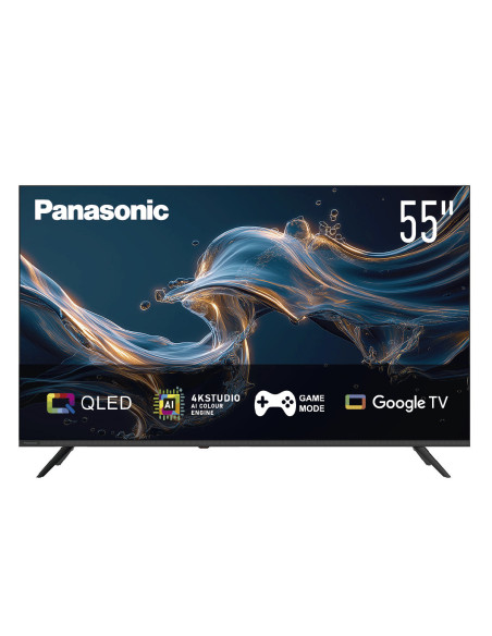 Televisor Panasonic 55 Pulgadas QLED 4K UHD Smart TV Google TV TN-55W80CPN