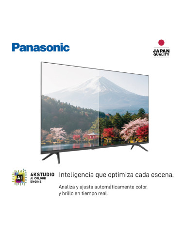 Televisor Panasonic 43 Pulgadas QLED 4K UHD Smart TV Google TV TN-43W80CPN