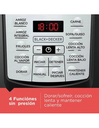 Olla Eléctrica Black + Decker 5.7...