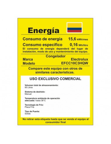 Congelador Horizontal Electrolux...