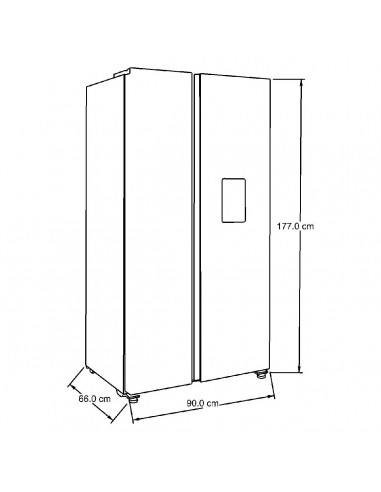 Nevecon Whirlpool 518 Litros Side By...