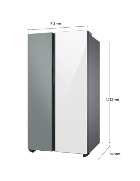 Nevecon Samsung 793 Litros Side by Side Power Cool & Power Freeze RS28CB760A7GCO 10