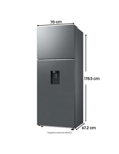 Nevera Samsung 412 Litros No Frost Top Mount Gris RT42DG6220S9CO 9