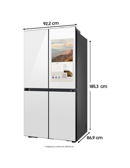 Nevecon Samsung 809 Litros Bespoke Tipo Europeo Family Hub Blanco RF29DB995012CO 2