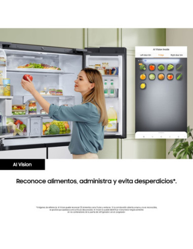 Nevecon Samsung 809 Litros Bespoke Tipo Europeo Family Hub Blanco RF29DB995012CO 6