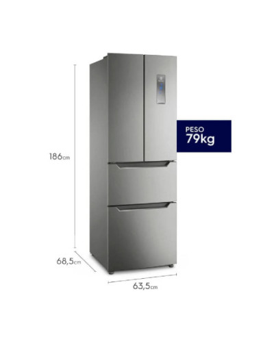 Nevecon Electrolux 320 Litros 3 Puertas Inverter Gris ERFWV3HUS 2