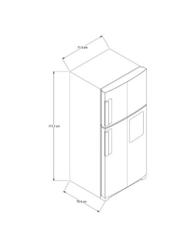 Nevera Whirlpool 394 Litros No Frost Top Mount Gris WRJ43AKTWW 4