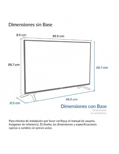 Televisor Challenger 43 pulgadas LED...