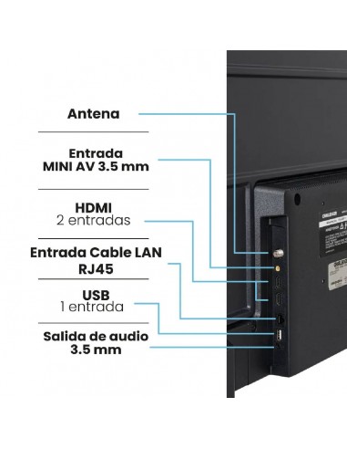 Televisor Challenger 43 pulgadas LED...