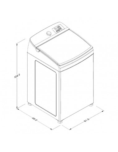 Lavadora Whirlpool 17 Kg Carga...