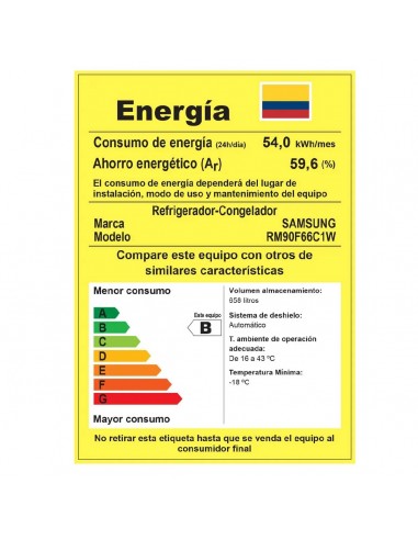 Nevecon Samsung 658 Litros Tipo...
