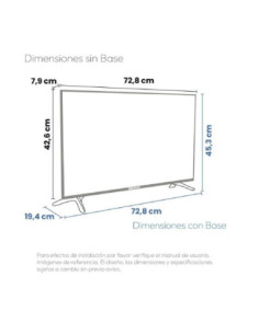 Televisor Challenger 32 pulgadas LED HD Google TV 32KG90 BT 1 2