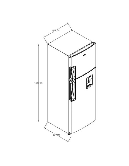 Nevera Whirlpool 2649 Litros No Frost Top Mount Negra Onyx WRW25CKTMB 7