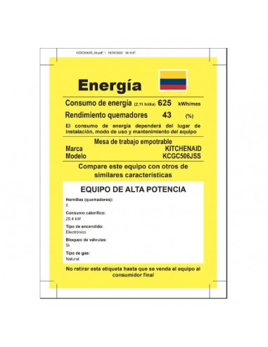 Cubierta de Empotrar KitchenAid 6...