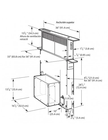 Campana Deslizable KitchenAid 36"...