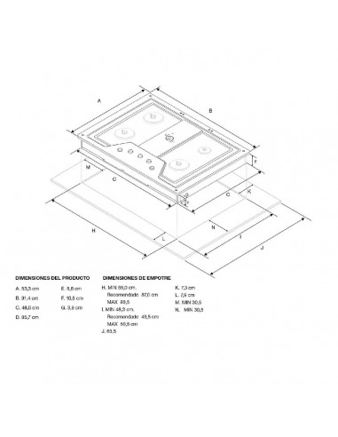 Cubierta de Empotrar KitchenAid 5...