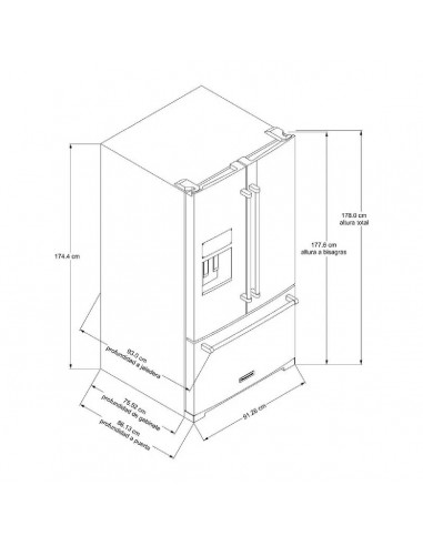 Nevecon KitchenAid 763 Litros French...