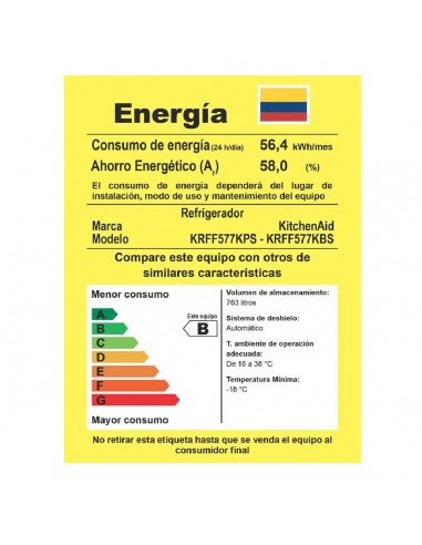 Nevecon KitchenAid 763 Litros French...