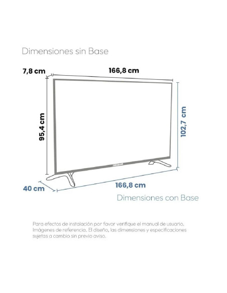 Televisor Challenger 75 pulgadas QLED 120 Hz Google TV 75TG4770
