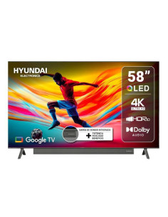 Televisor Hyundai 58 pulgadas QLED Smart TV Sound Bar Google  HYLED5815SQG