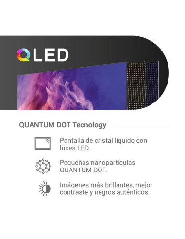 Televisor Hyundai 50 pulgadas QLED Full HD Smart TV Google  HYLED5027QFG