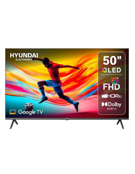 Televisor Hyundai 50 pulgadas QLED Full HD Smart TV Google  HYLED5027QFG