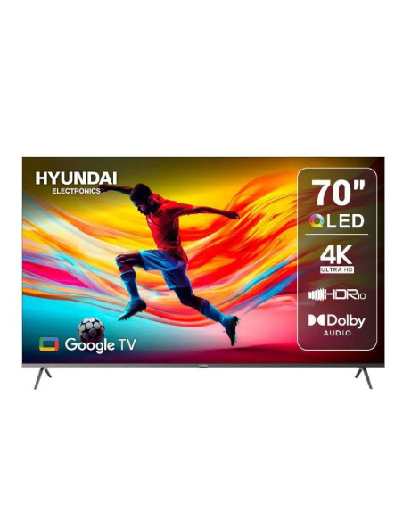 Televisor Hyundai 70 pulgadas QLED 4K UHD Smart TV Google HYLED7007QG