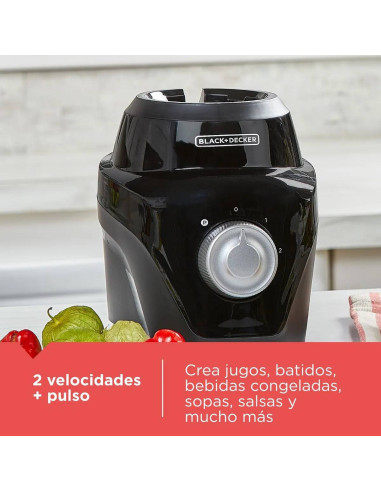 Licuadora Black + Decker 1.65 Lt Ice Crush BL0877-0BDLA