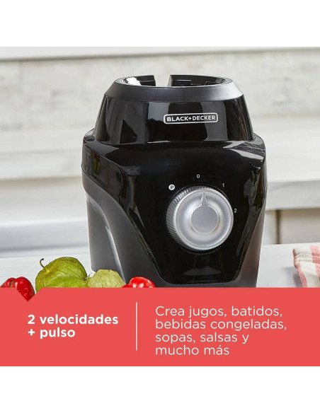 Licuadora Black + Decker 1.65 Lt Ice Crush BL0877-0BDLA