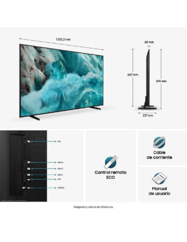 Televisor Samsung 50 pulgadas QLED 4K Smart TV QN50Q7FAAKXZL 3